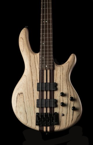 Cort A4ULTRAENB Artisan Series A4 Ultra Ash Bass Guitar. Etched Natural Black