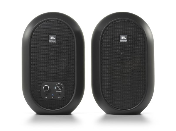 JBL 104SET-BT Compact Desktop Bluetooth Reference Monitors. Black