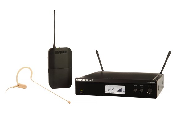 Shure BLX14R/MX53-J11 Wireless Rack-Mount Presenter System with MX153 Mic. J11 Band