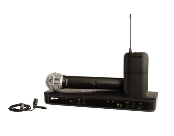 Shure BLX1288/CVL-H11 Wireless Combo System with PG58 Handheld and CVL Lav Mic. H11 Band