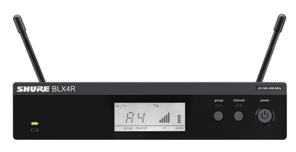 Shure BLX4R-H11 Wireless Reciver for BLX-R Wireless System. H11 Band