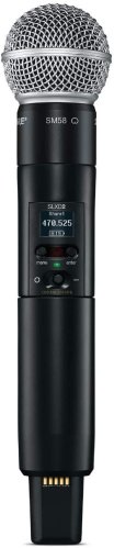 Shure SLXD2/SM58-H55 Handheld Transmitter with SM58 Capsule. H55 Band
