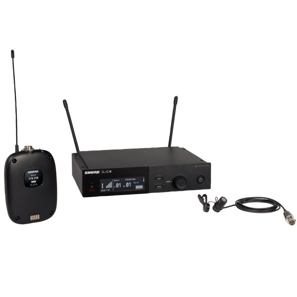 Shure SLXD14/85-G58 Wireless System with SLXD1 Transmitter and WL185 Lavalier Microphone. G58 Band