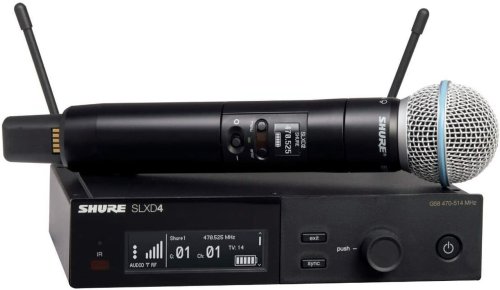 Shure SLXD24/B58-G58 Wireless System with Beta 58 Microphone. G58 Band