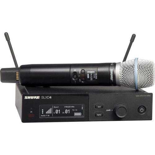 Shure SLXD24/B87A-G58 Wireless System with Beta 87 Handheld Transmitter. G58 Band