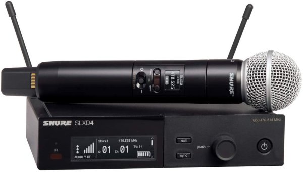 Shure SLXD24/SM58-H55 Wireless System with SM58 Microphone. H55 Band