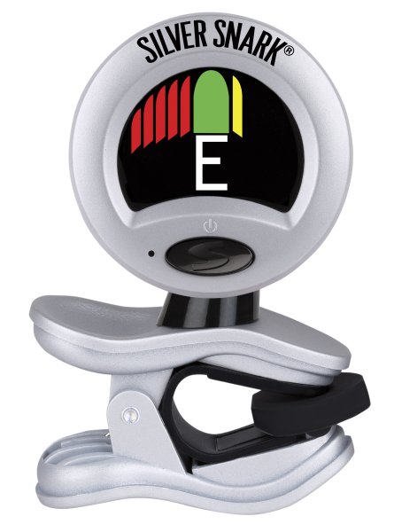 Snark SIL-1 Silver Snark Hyper-Fast Clip-On Chromatic Rechargeable Tuner