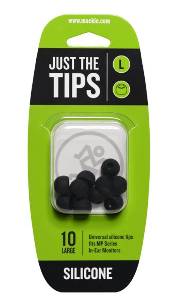 Mackie MP-LRG-SILICONE-KIT Replacement Silicone Tips for MP Series In-Ear Headphones. Large