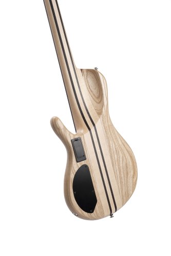 Cort A5BEYONDOPBN Artisan Series A5 Beyond 5 String Bass Guitar. Open Pore Bubinga Natural