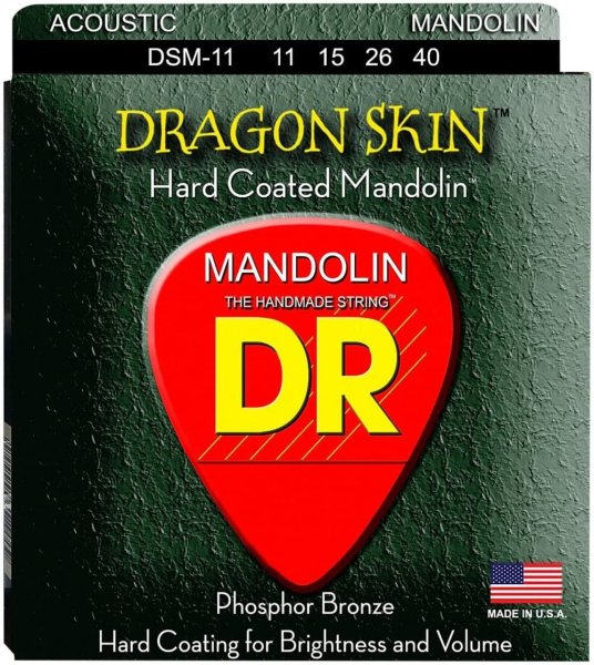 DR Strings DSM-11 Dragon Skin Mandolin Strings. 11-40