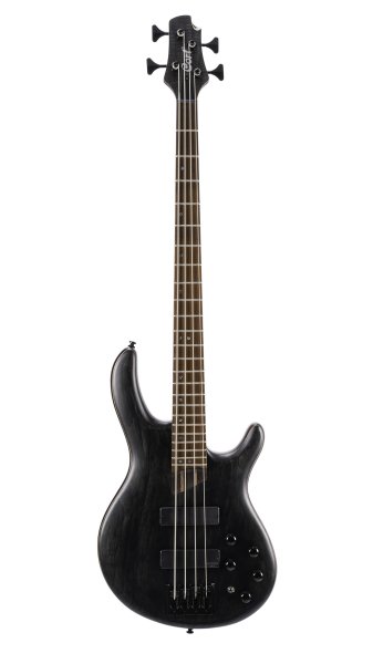 Cort B4ELEMENTOPTB Artisan Series B4 Element Bass Guitar. Open Pore Black