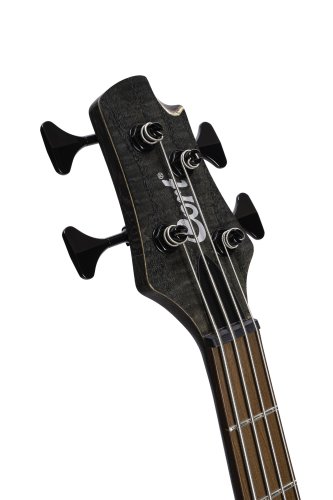 Cort B4ELEMENTOPTB Artisan Series B4 Element Bass Guitar. Open Pore Black