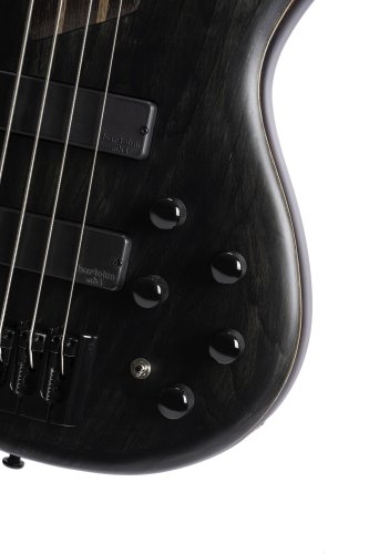 Cort B4ELEMENTOPTB Artisan Series B4 Element Bass Guitar. Open Pore Black