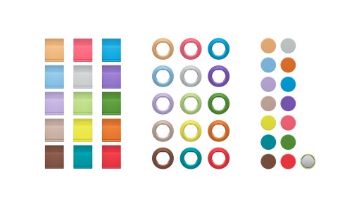 Sennheiser 508989 Color Coding Label Set