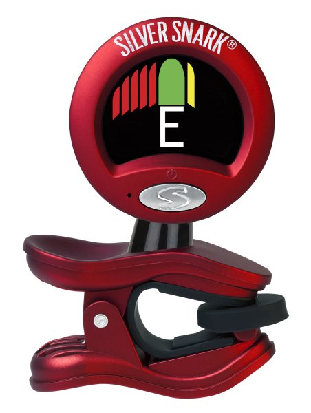 Snark SIL-RED Silver Snark Chromatic Rechargeable Tuner. Red