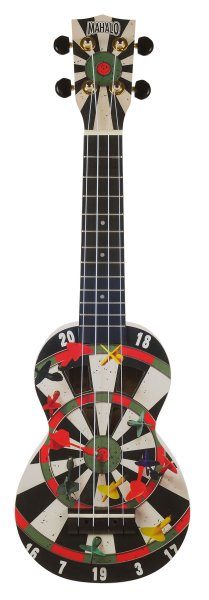 Mahalo MA1DR Art Series Soprano Ukulele. Darts Motiff