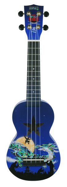 Mahalo MA1NJ Art Series Soprano Ukulele. Ninja Motiff