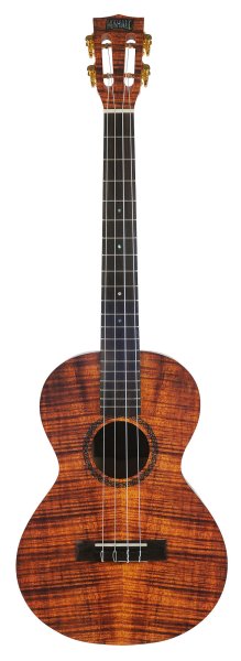 Mahalo MA4KA Artists Elite Series Baritone Ukulele. Koa Photo Flame