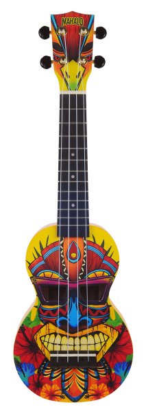 Mahalo MA1TK Art Series Soprano Ukulele. Tikki Motiff