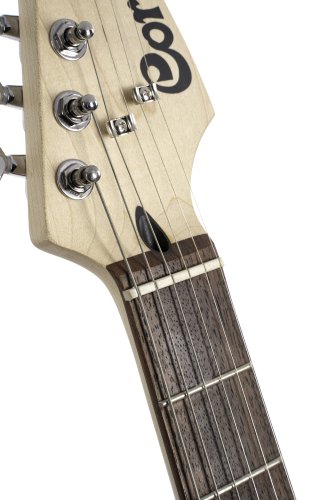 Cort G110OPBK G Series Double Cutaway Electric Guitar. Open Pore Black