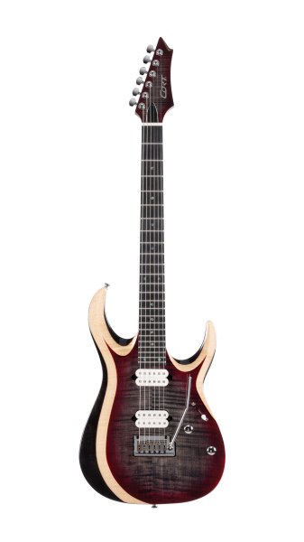 Cort X700DUALITYII-LVB X Series Duality II Double Cutaway Electric Guitar. Lava Burst