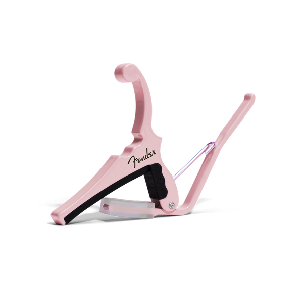 Kyser KGEFSPA Fender X Kyser Quick-Change Electric Guitar Capo. Shell Pink
