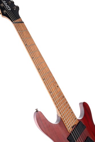 KX Series Multi-Scale 7-String Electric Guitar, Open Open Pore Mahogany