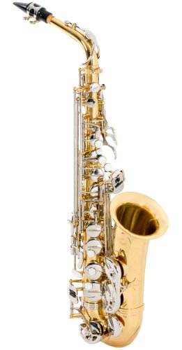 Antigua Vosi AS2155LN Eb Alto Saxophone. Nickel Keys and a Lacquer Body