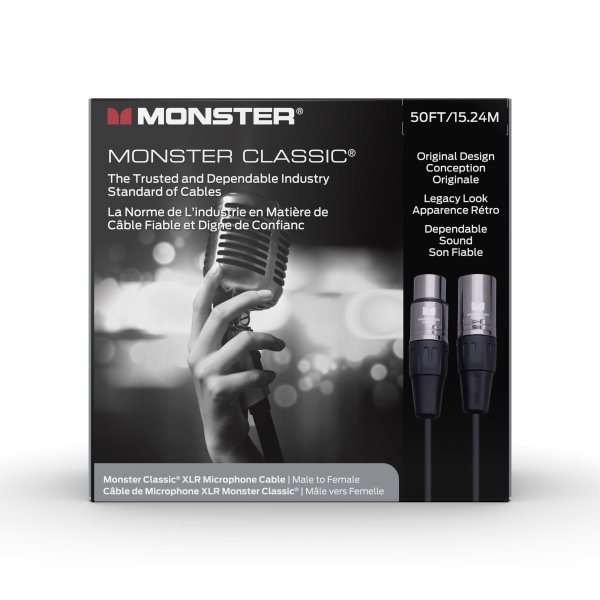 Monster CLAS-M-50WW Classic Microphone Cable. 50'