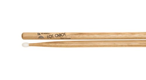 Los Cabos LCD5ARHN 5A Nylon Tip Red Hickory Drumsticks