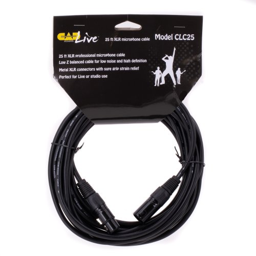 CAD CLC25 Professional XLR Microphone Cable. 25'