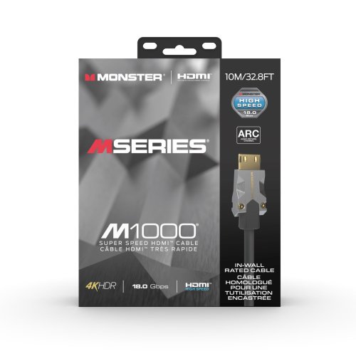 Monster VMM10010 M1000 HDMI 2.0 Cable. 10 Meter