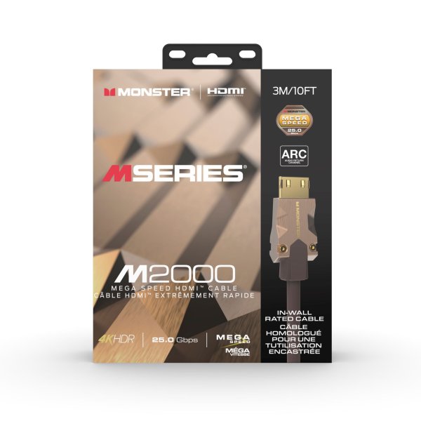 Monster VMM10005 M2000 HDMI 2.0 Cable. 3 Meter