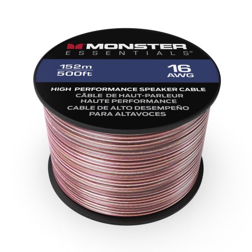 Monster VME30006 16AWG CCA Speaker Wire Spool. 500'