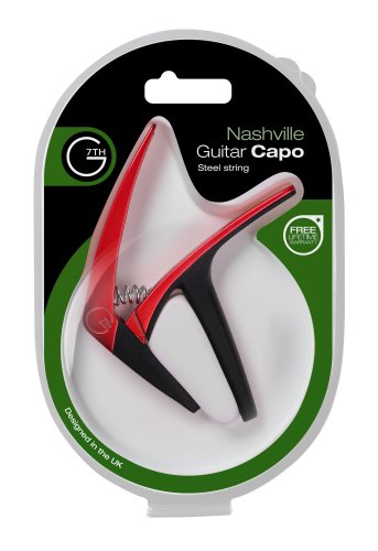 G7th G7NVRD Nashville Guitar Capo. Red