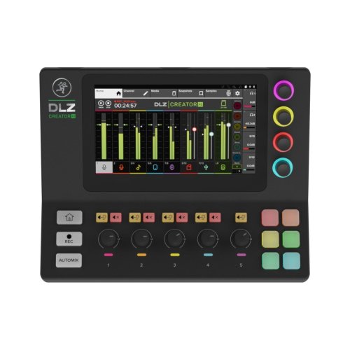 Mackie DLZ-CREATOR-XS Compact Adaptive Digital Mixer for Streaming and Podcasting
