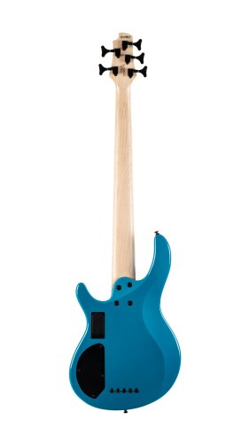 Cort C5DELUXECBL Artisan Series C5 Deluxe Bass Guitar (5 String). Candy Blue
