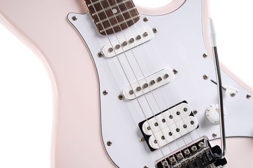 Cort G200PPK G Series 200 Double Cutaway Electric Guitar. Pastel Pink