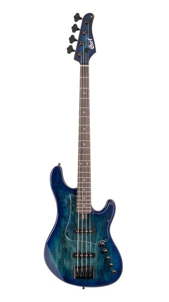 Cort GBFUSION4BB GB Series Fusion Bass Guitar. Blue Burst