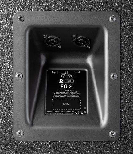 HK FINEO-FO-8-BLK 400 Watt 8" Install Speaker. Black