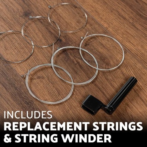 Washburn WA90CETBBPACK Learn & Play Pack Acoustic Electric Guitar Bundle. Transparent Black Burst