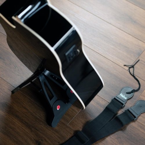 Washburn WA90CETBBPACK Learn & Play Pack Acoustic Electric Guitar Bundle. Transparent Black Burst