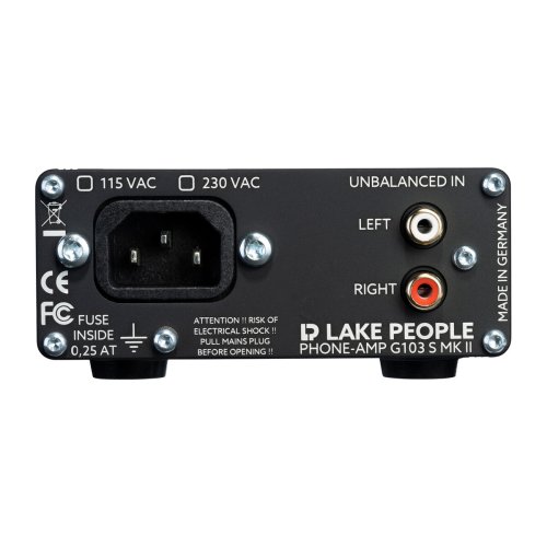 Lake People LP-G103-S-MKII Cinch Stereo Headpone Amplifier for recording and livesound