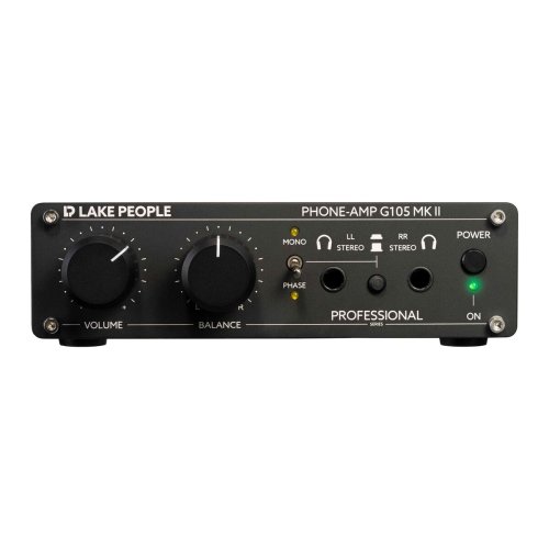 Lake People LP-G105-MKII Compact Studio Headphone Amplifier for 2 Headphones