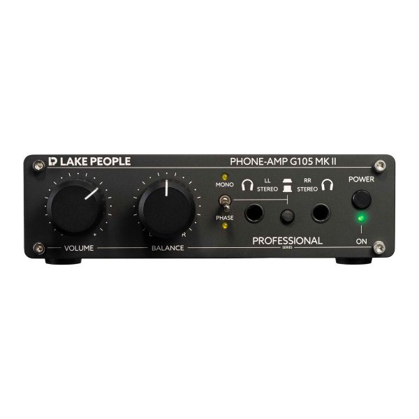 Lake People LP-G105-MKII Compact Studio Headphone Amplifier for 2 Headphones