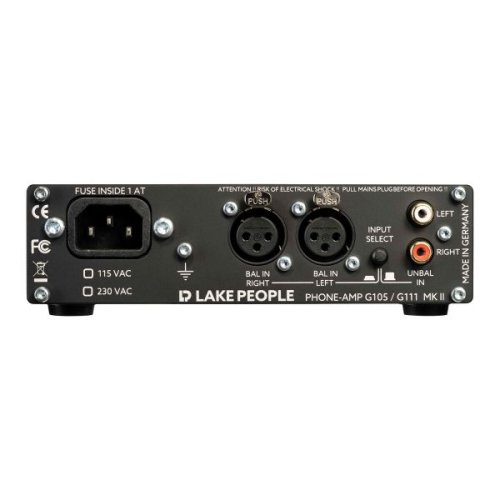 Lake People LP-G105-MKII Compact Studio Headphone Amplifier for 2 Headphones