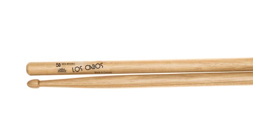 Los Cabos LCD5BIRH 5B Intense Red Hickory Drumsticks