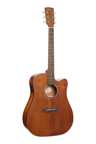 Cort EARTH60MCEOP Earth Series 60 Mahogany Dreadnought Acoustic Electric Guitar. Open Pore