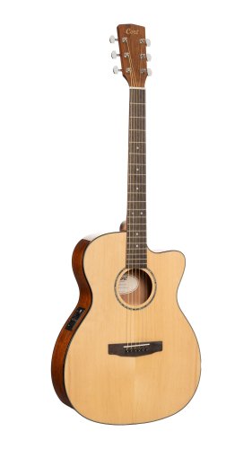 Cort L60BK Luce Series L60 Orchestra Cutaway Acoustic Electric Guitar. Natural Gloss