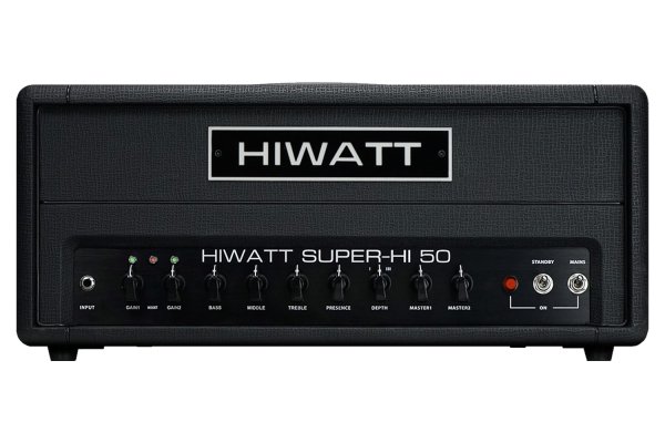 Hiwatt SUPER-HI 50 Head - 50W 2-Channel Amp w/ Extreme Gain